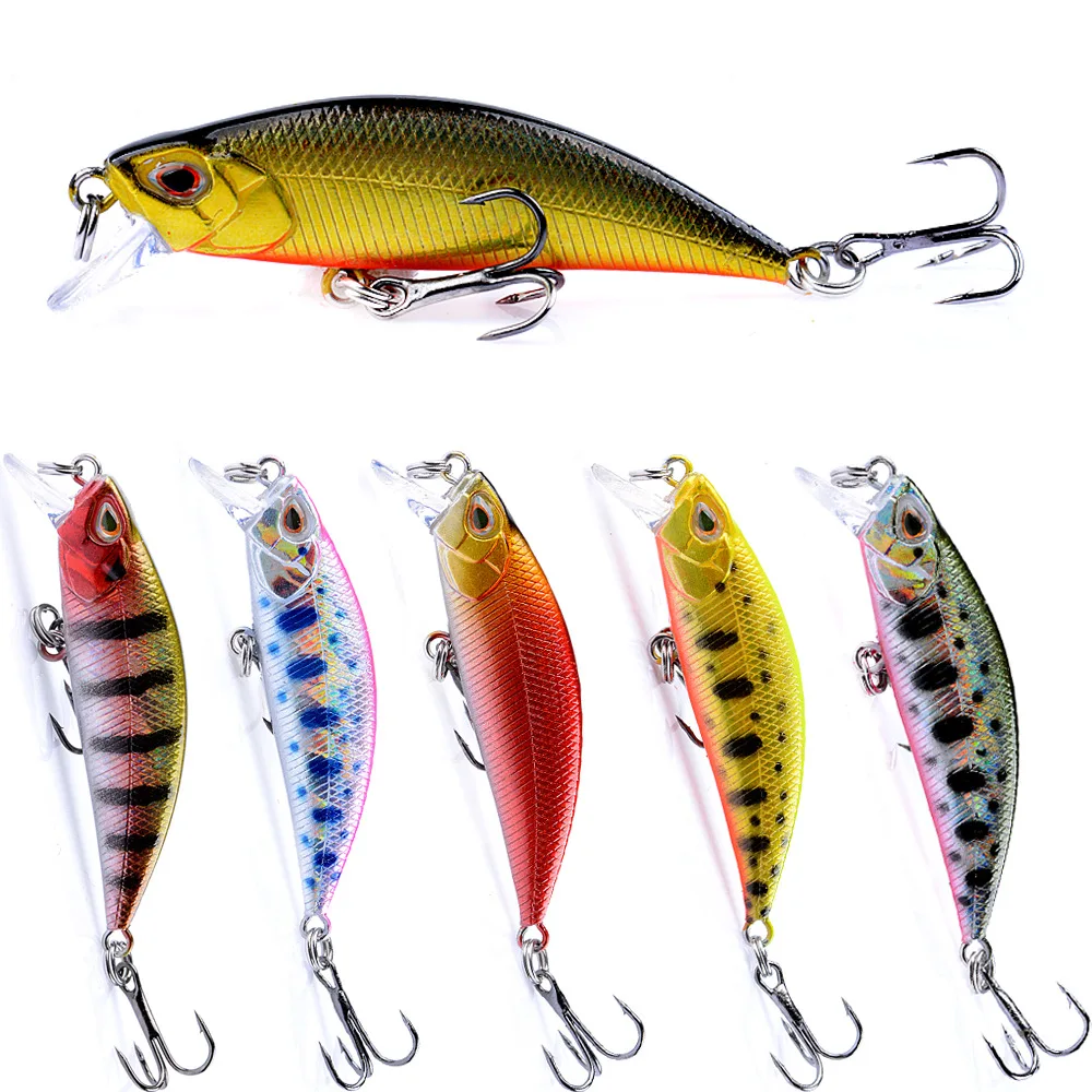 

Submerged Minnow Artificial Fishing Lures 5cmg 5g Wobbler Swimbait Wobblers for Pike Posca Accessories Lure Bait Carp Equipment