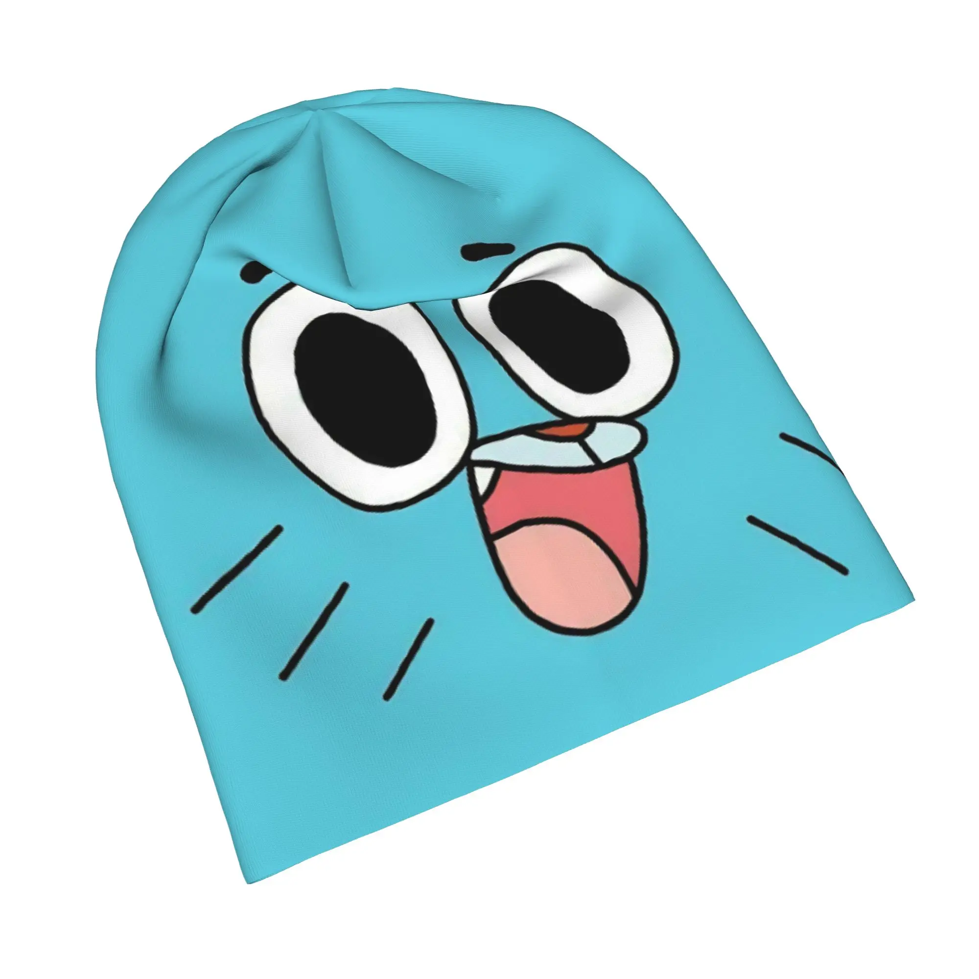 Gumballs Face Bonnet Hat Cool Outdoor Amazings Gumballs Skullies Beanies Hats Unisex Summer Dual-use Cap