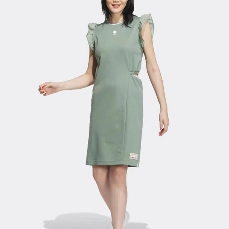 

Adidas Elegant Sage Green Dress, Breathable & Graceful For Summer Gatherings and Casual Events