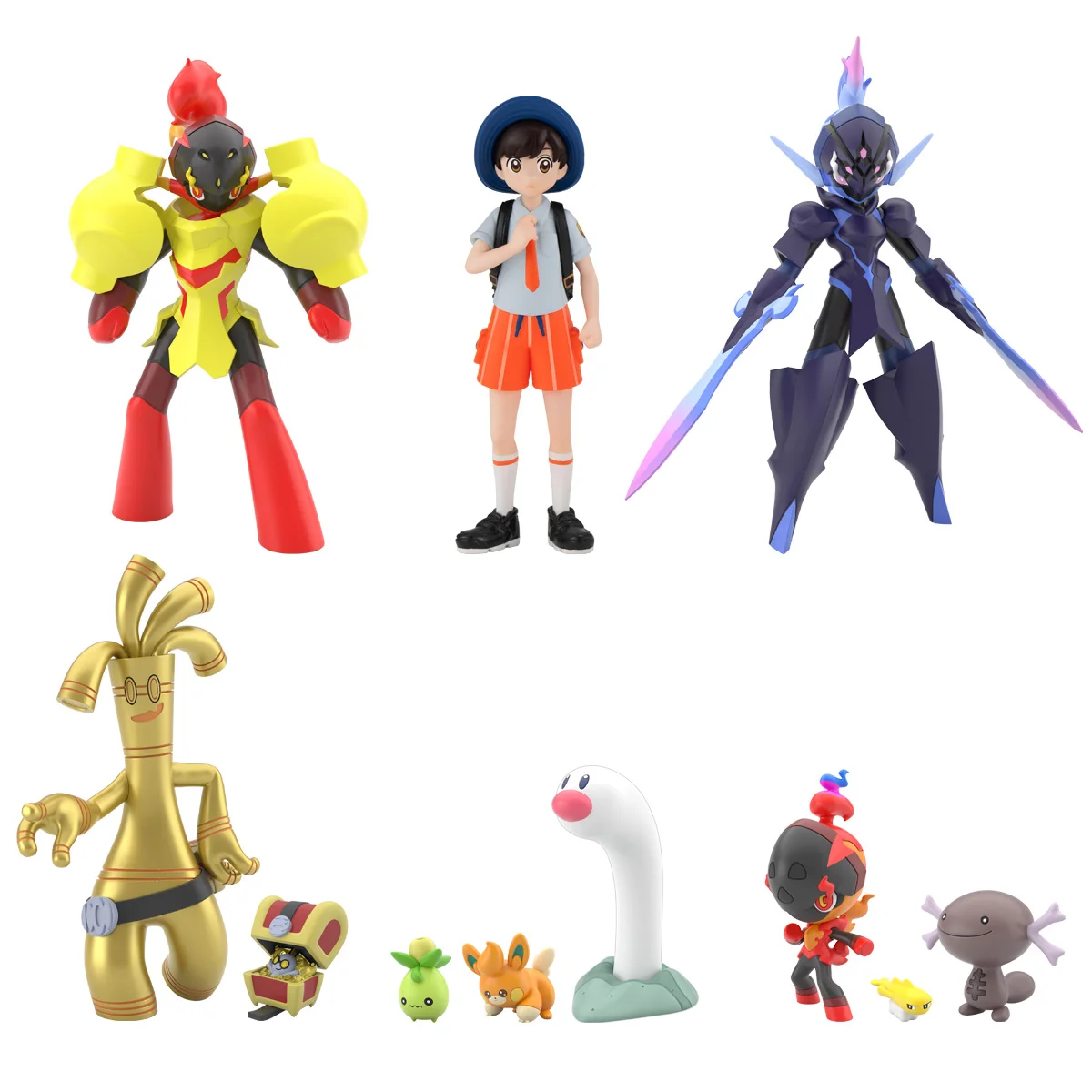 Bandai BANPRESTO Pokémon Scarlet and Violet SCALE WORLD Paldea region Ceruledge Armarouge- Pvc Action Figures Model Toys