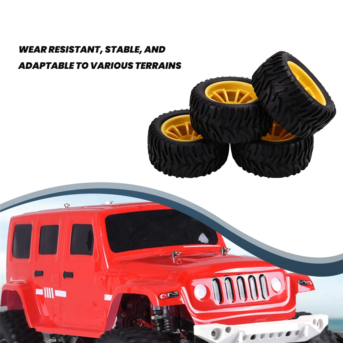 128MM 1/10 RC -Truck -Tire Tyre Wheel Foam Inserts 12mm Hex for /Arrm /Redcat//// E