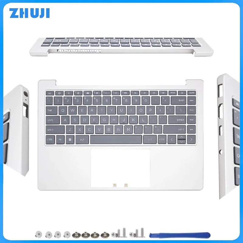 

For 245 240 G10 14-EM 14-EP 14-EE TPN-I141 TPN-I142 New US Keyboard Palmrest Upper Cover Case with Keyboard Replace
