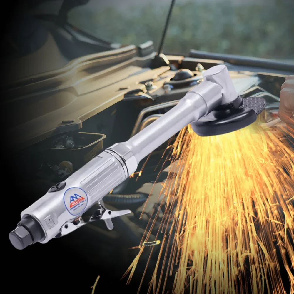 

18000 RPM Pneumatic Tool Air Die Grinder Metal Polisher Long Handle Angle Die Grinder Cutting Repairing Convenient Tool 90 PSI