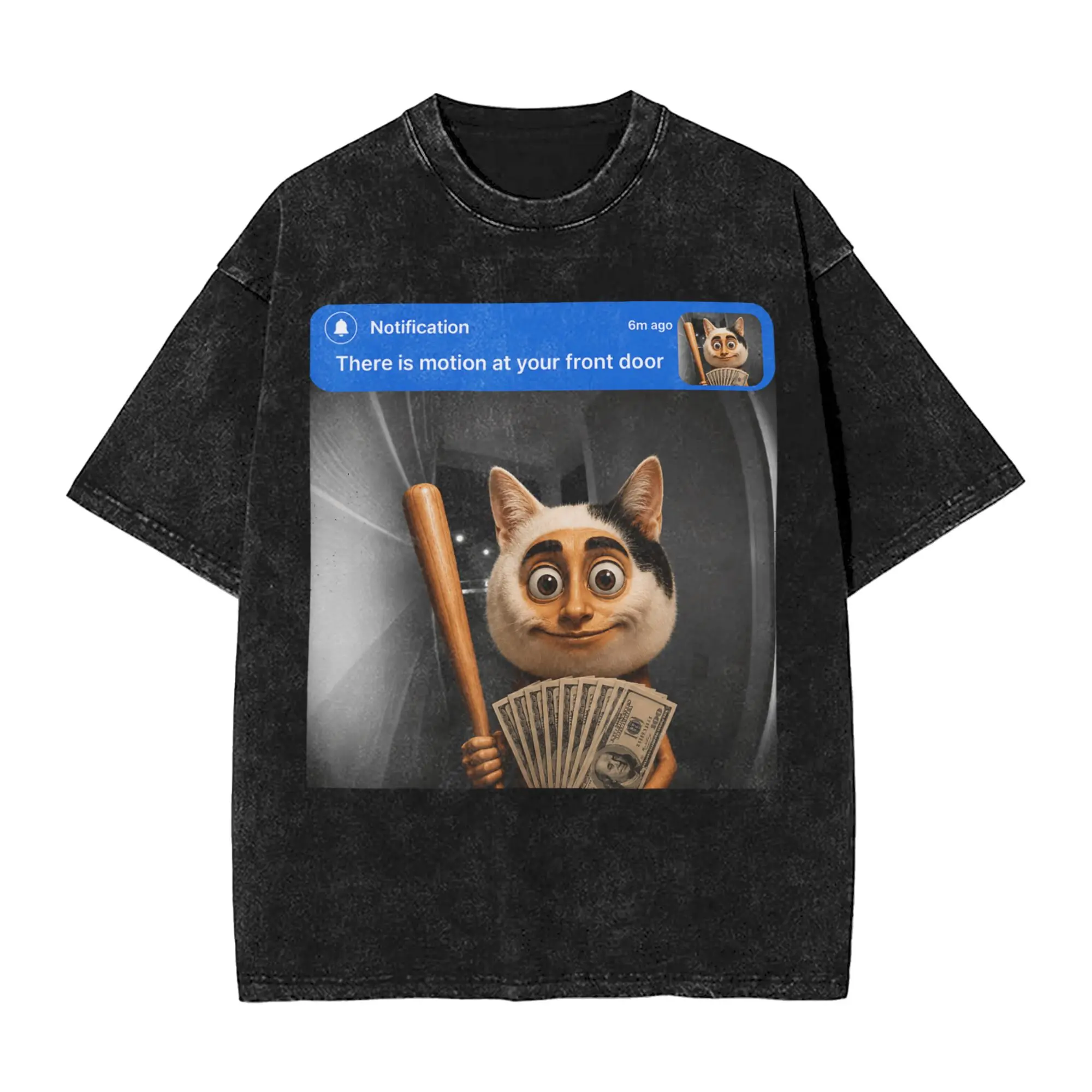 Men's Tung Tung Tung Sahur Meme Brainrot T Shirts Clothing Beach Awesome Short Sleeves T-Shirt Round Neck Hip Hop Print Tshirt