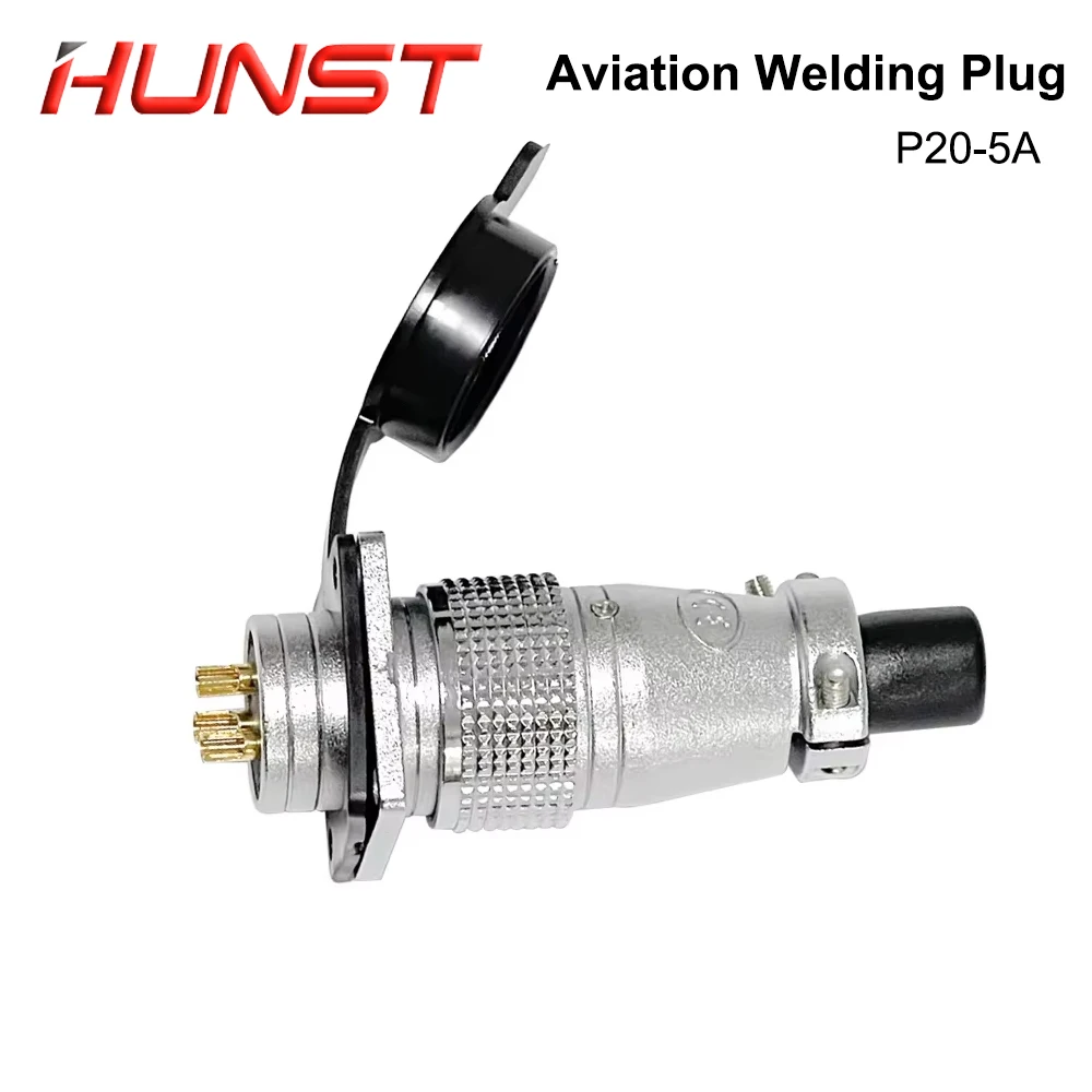 Hengst 1 Piece Metal Aviation Socket, 3-Flute Threaded Coupler Coupler Coupler Panel Plug - Female Male Connector