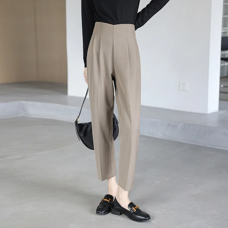 

Suit Pants for Women 2023 New Spring and Autumn Women's Pants Loose Straight Skinny Trousers Skinny Rob Harem Pants