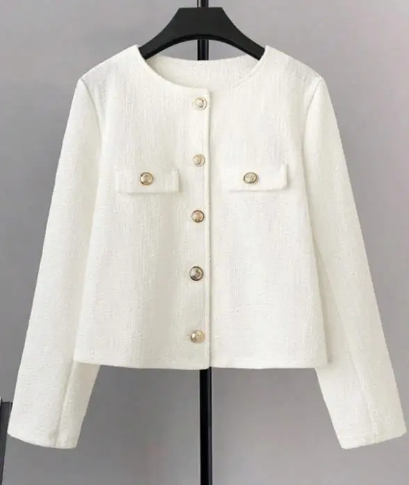 

2025 Autumn/Winter New Women's Fashion Casual Small Fragrance Jacket Long Sleeve Jacket Women's Wear