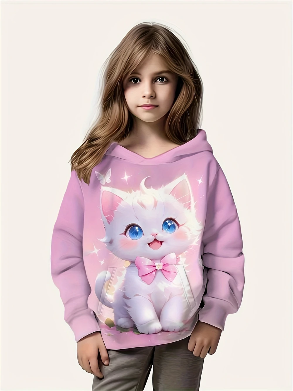 

Kids Clothes 3D Animals Print Girl Hoodies Cute Long Sleeve Children Spring Fall Clothes Casual Outdoor Boys Girl Clothes Tops