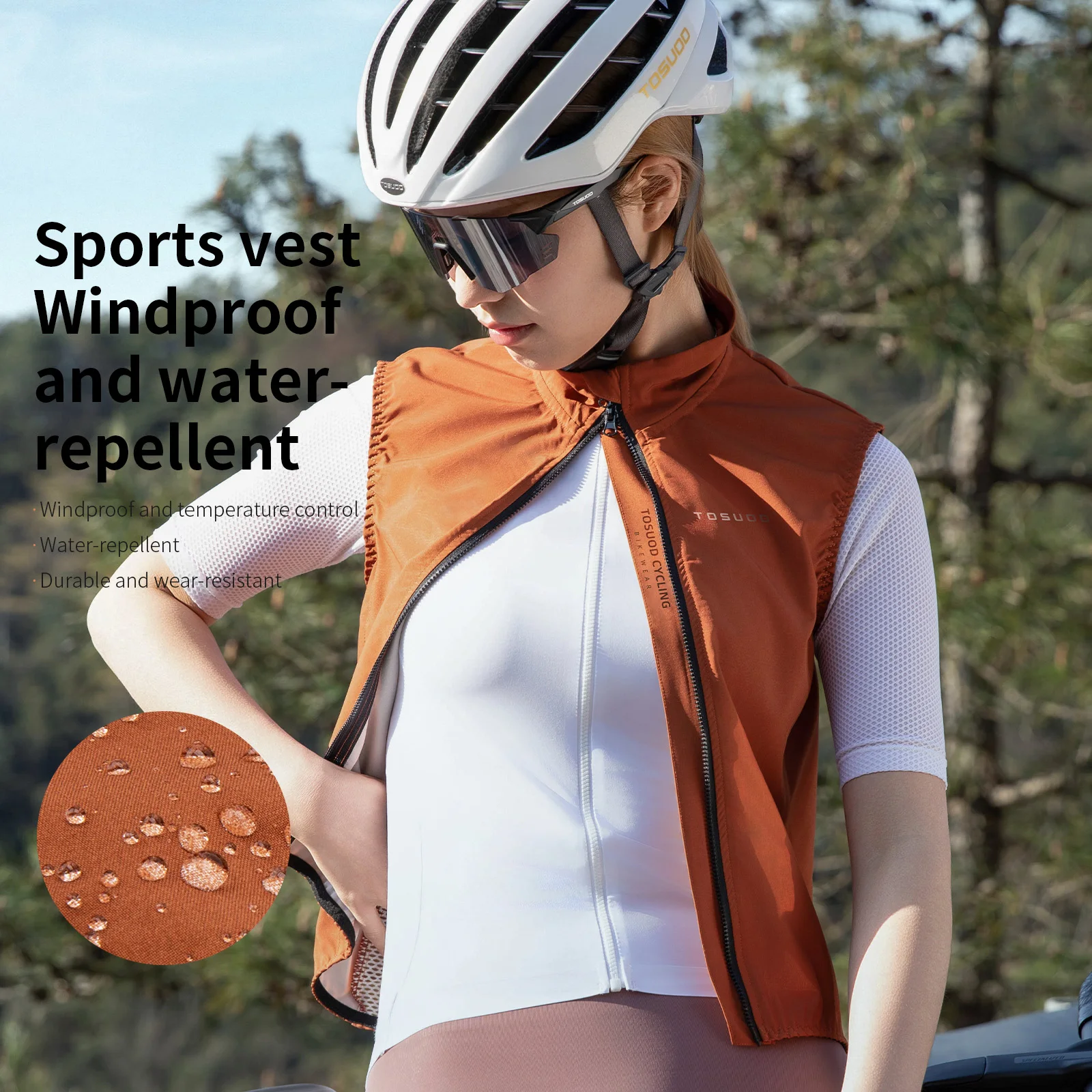 TOSUOD Men Jerseys Windproof L - Mountain Biking Vest 评论和价格