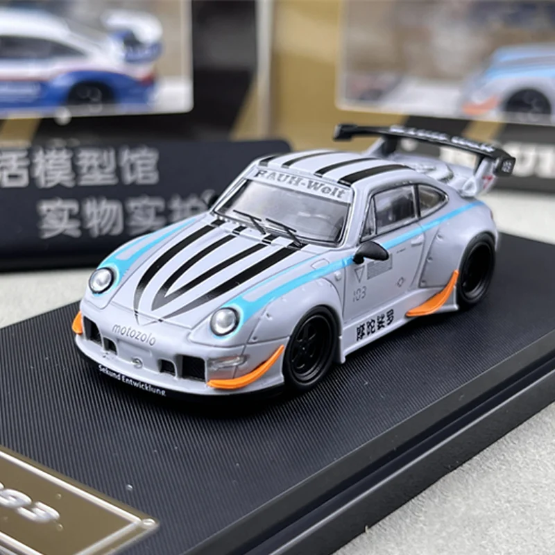 StarModel Scale 1/64 Porsche RWB 993 GTโลหะผสมของเล่นมอเตอร์Diecastโลหะรุ่นของขวัญ