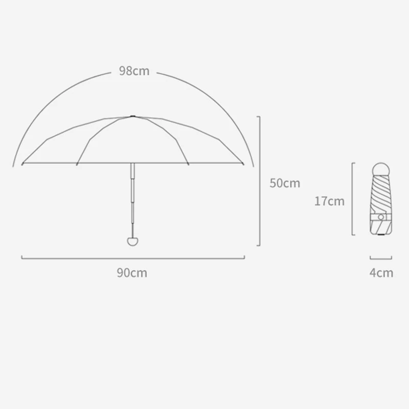 Mini Capsule Umbrella Sunny Rainy Umbrella Rainproof Anti-UV Sunshade Umbrella Pocket Sunscreen Light Umbrella Portable Paraguas image 6