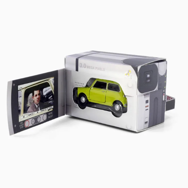 MiniCooper-Ensemble de figurines d'action en alliage avec beurre, modèle de voiture, ornement, collection d'affichage souvenir, cadeau passe-temps, 6cm, 1:50, minuscule