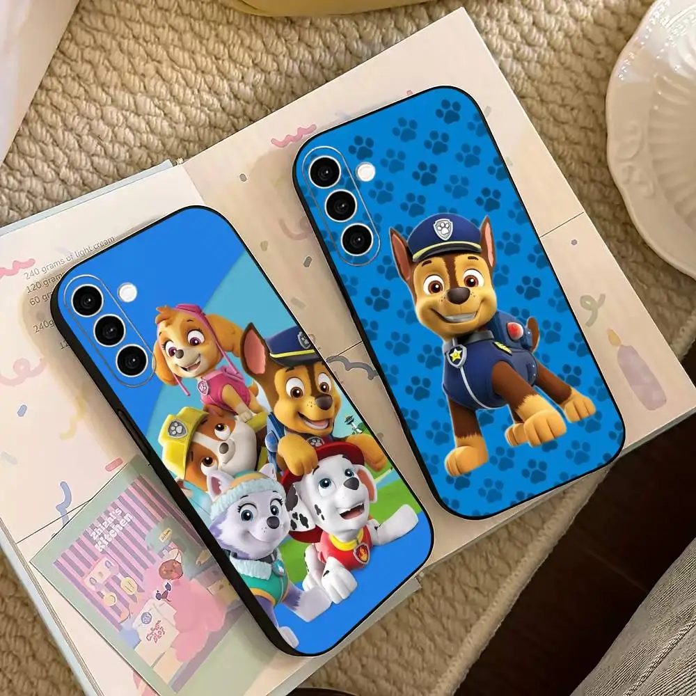 Cartoon P-PAW Patrol   Phone Case For Samsung Galaxy A73,A72,A71,A70,A53,A52,A51,Others Soft Black Cover