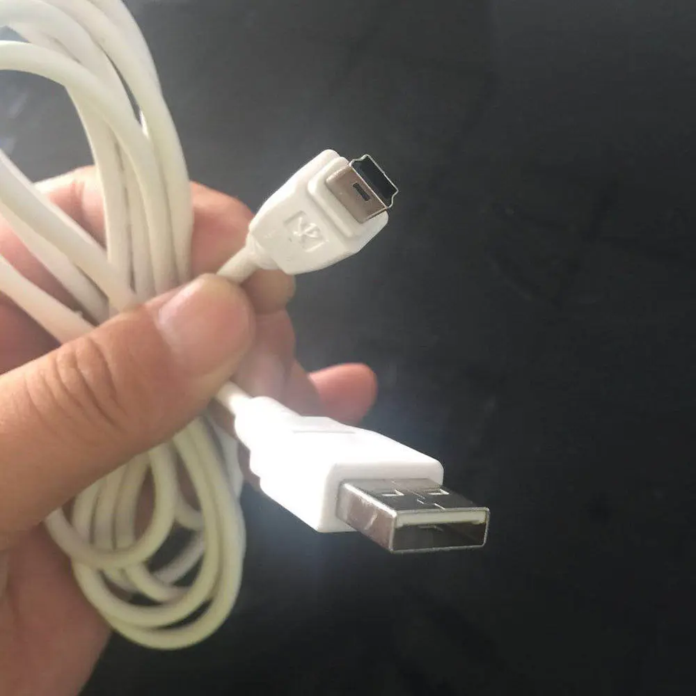 Universal Mini USB 5 Pin Date Charger Cable 5Pin Charge Cord Cables for MP3 MP4 Player Camera Navigation Driving Recorder 80cm