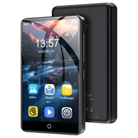 Reproductor de MP3 Android 9.0 de 80 GB (16 GB + 64 GB) con Bluetooth y WiFi, 4,0 pulgadas con parlantes, radio FM, libros electrónicos, capacidad de hasta 512 GB