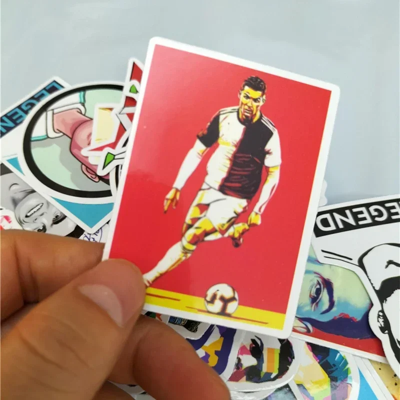 50Pcs Football C Ronaldo Wall Stickers Vinyl Decal Real Waterproof Gift Skateboard Luggage Bicycle Phone Laptop Notebook Madrid