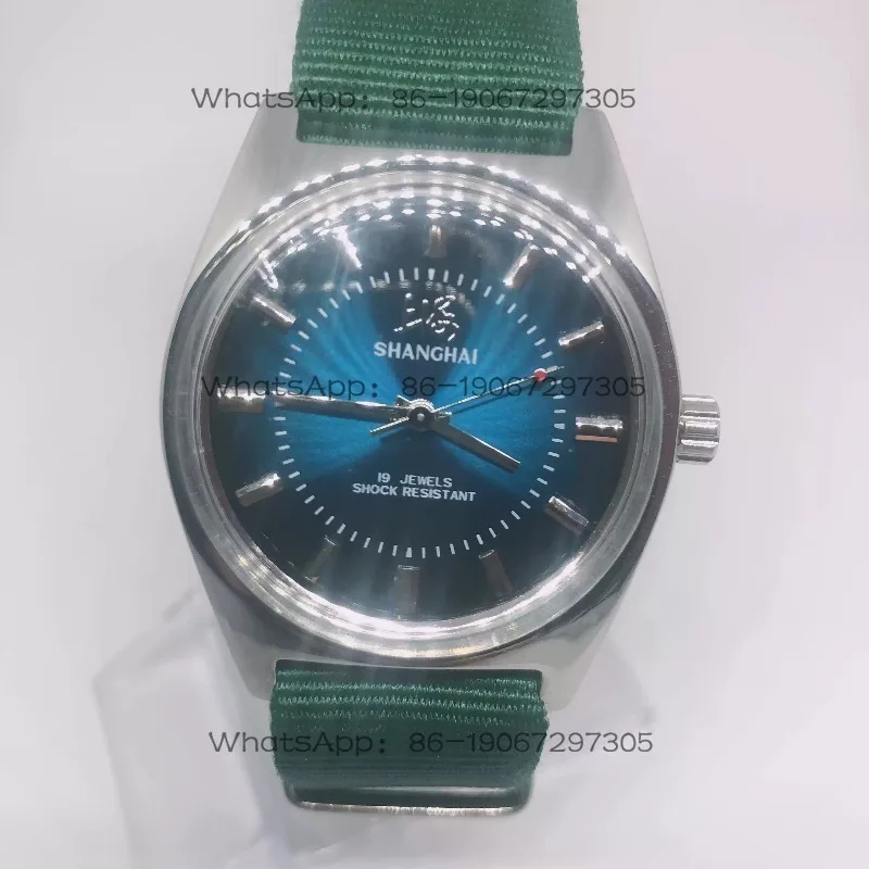 Domestic 7120ZH type 19 diamond men's winding mechanical watch fashionable classic dial second-hand quality beauty