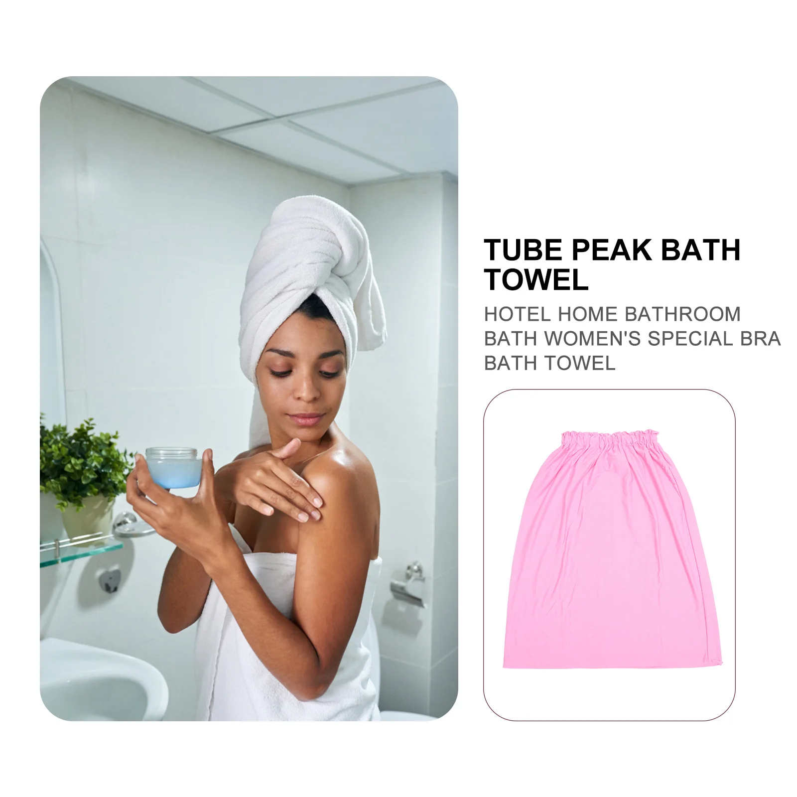 

Bath Towel Cotton Thick Supple High Absorption Shower Towel Bath Skirt Bathrobe for Adults Supple Bathrobe