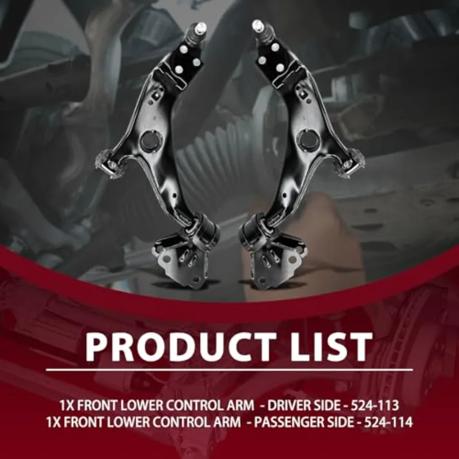 サスペンションキット フロントロアコントロールアーム ボールジョイント交換用 2013-2019 フォード エスケープ 2個 高耐久性と精密フィット