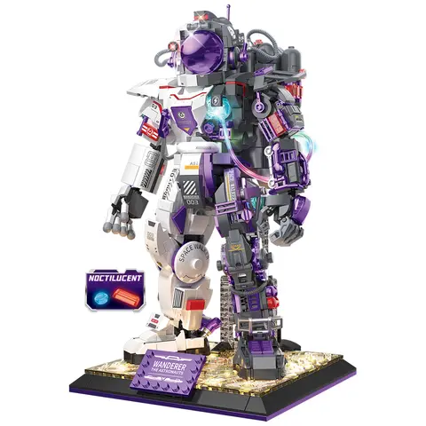 New Mecha Astronauts Building Blocks Set Spaceman Robot Model kits Action Figure Bricks Adult Kids Assembly Toys Gifts For Boys