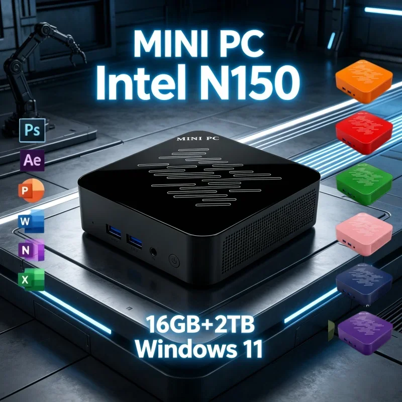 2026-high-performance-tiny-mini-computer-intel-n150-win11-16gb-ram-optional-2tb-ssd-wifi6-bt52-multi-function-office-desktop
