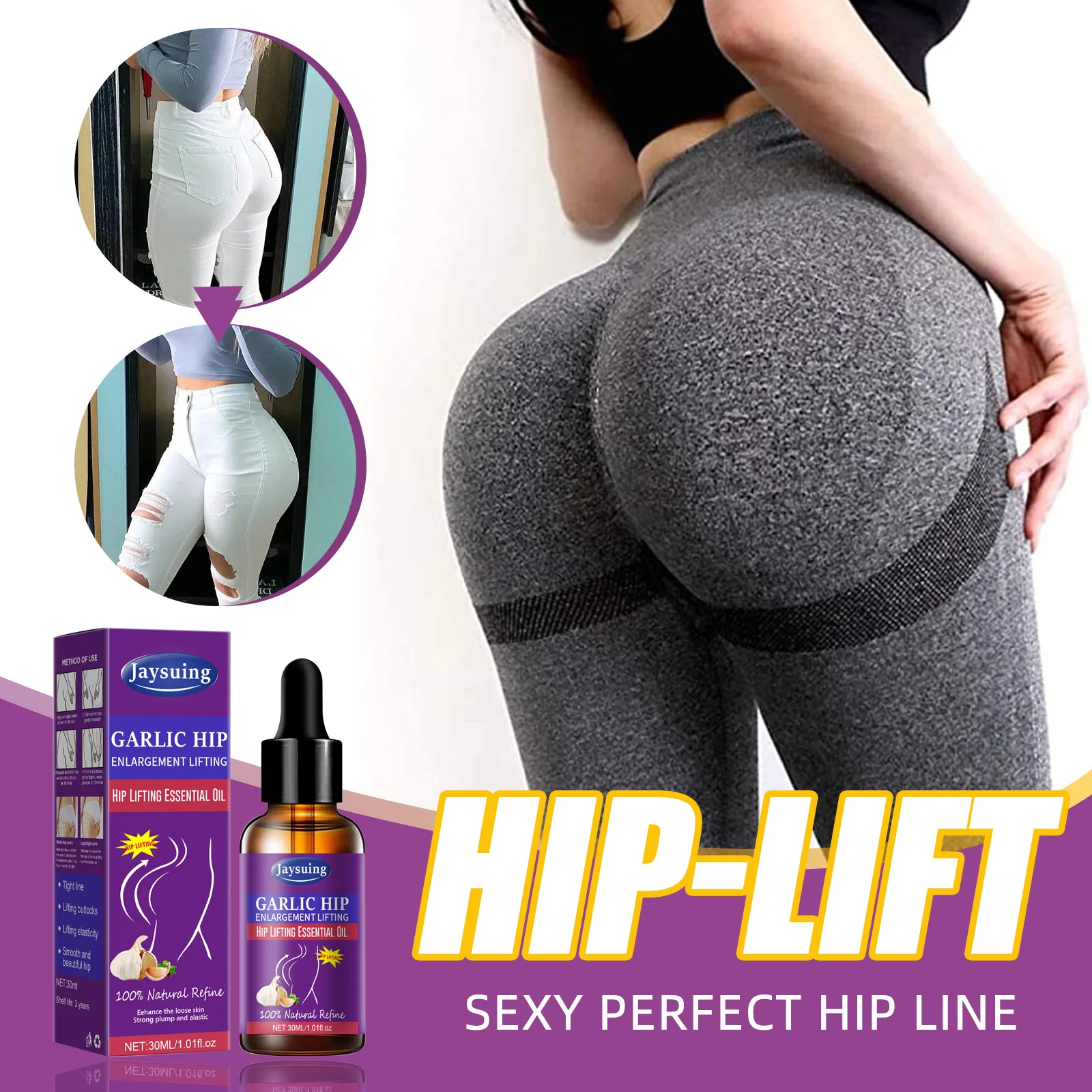 Sexy Hip Lift Up Buttock Exercise Butt Enlargement Oil Breast Enhancement Hips Enlarge Hip Fat Cells Get Bigger butt By Walking