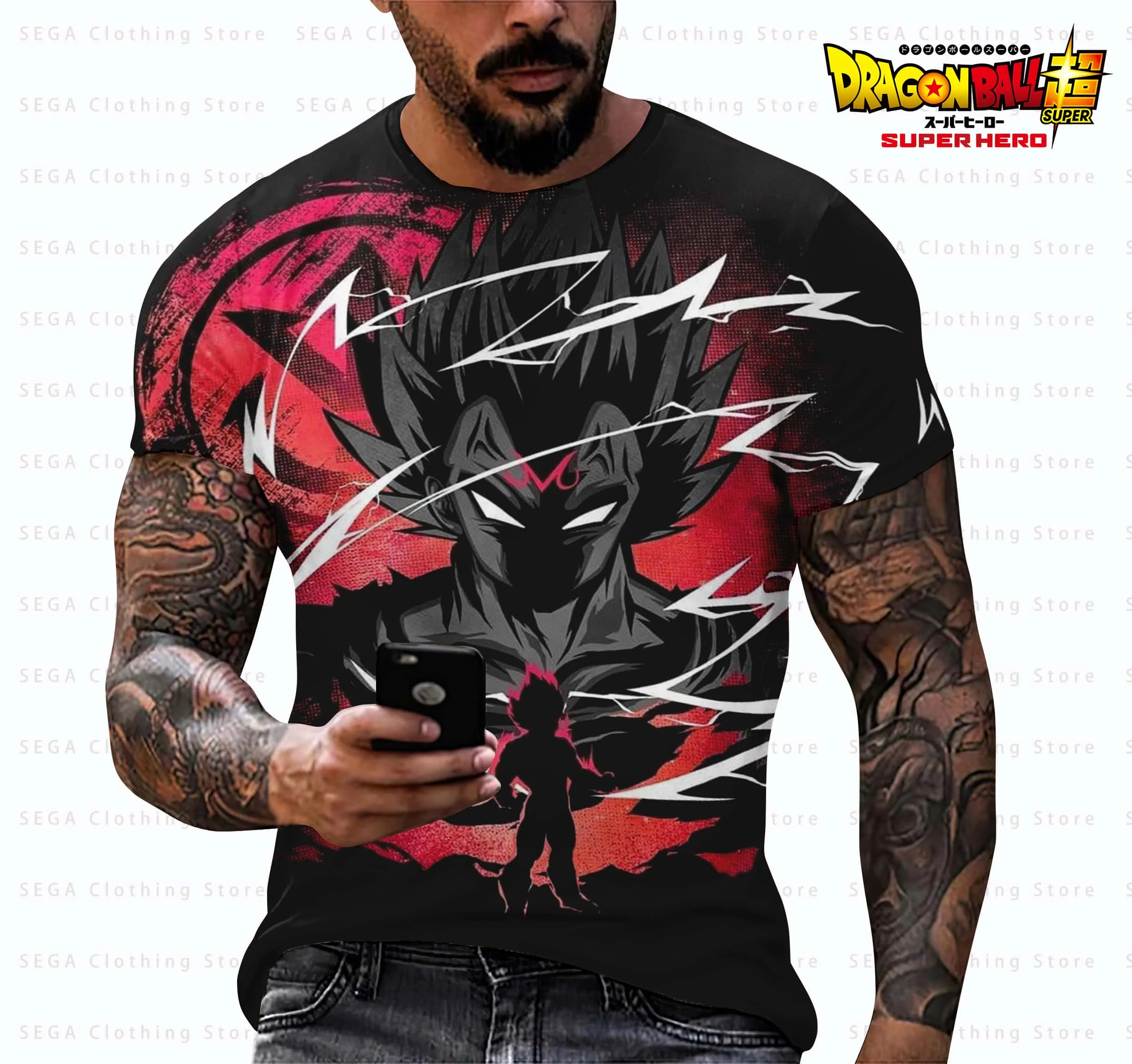 

Goku High Quality Men's Y2k 100-6XL T-Shirt Short Dragon Ball Harajuku Style Goku Hip Hop Boy Sleeve Tee New Tops Trend Clothing