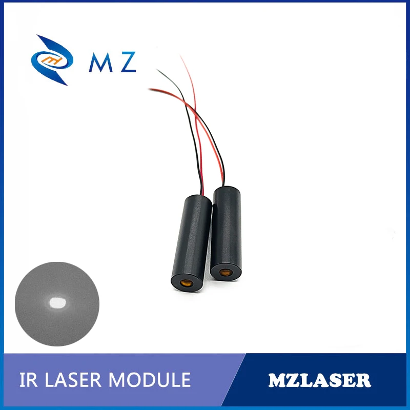 Hot Selling Compact  D12mm 980nm 5mw Infrared IR Dot Laser Diode Module Glass Lens CW Circuit Model  Industrial Grade