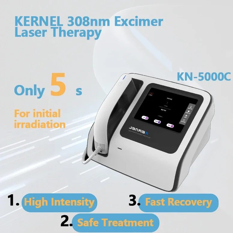 Kernel KN-5000D Xecl 50mW 308nm Excimer  2022 308nm Uvb Lamp For Vitiligo Psoriasis Uv Excimer  Psoriasis