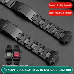 Light Composite Plastic Steel Watch Strap dw5600 for Men for Casio DW-5600 Gw-b5600 GW-M5610 G-Shock DW6900 strap 16mm Watchband