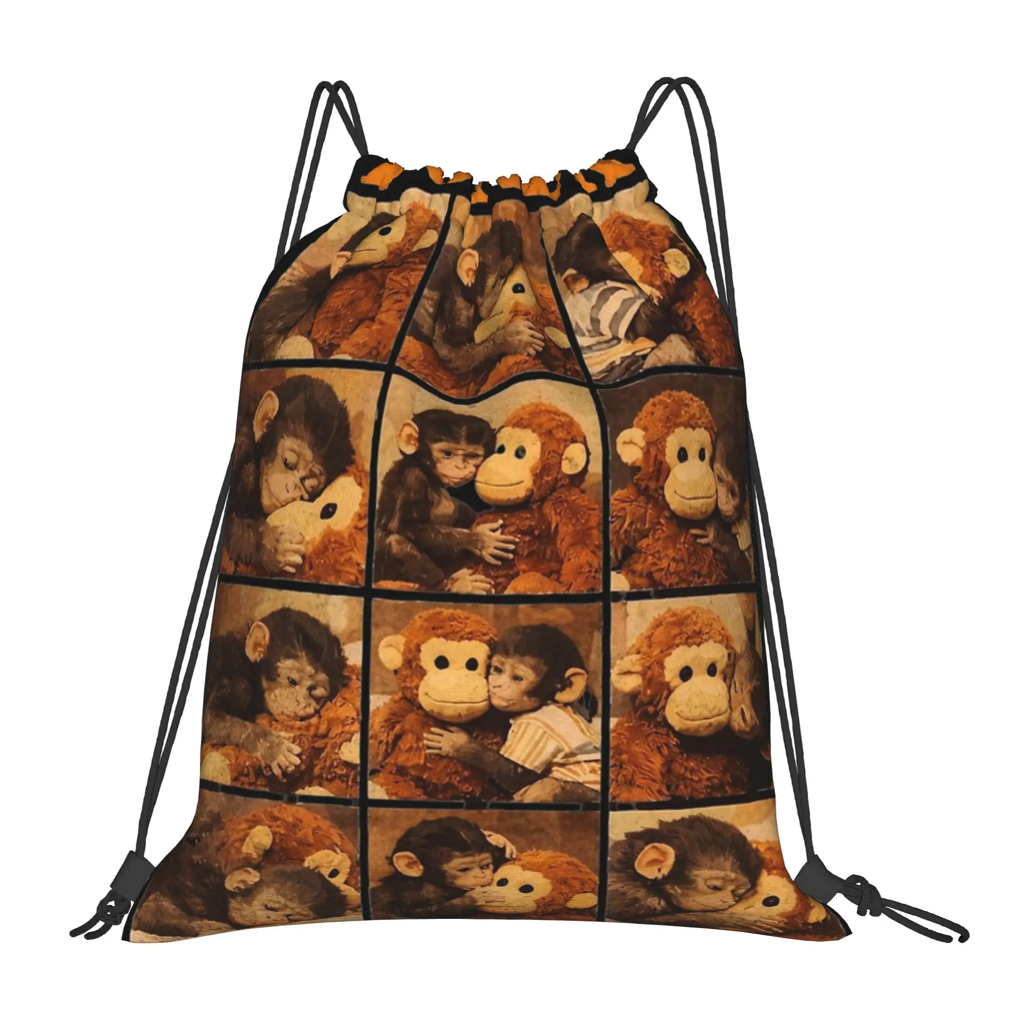 

Спортивная сумка-мешок Baby Punch Monkey Lonely на шнурке, водонепроницаемая, для походов и тренажерного зала