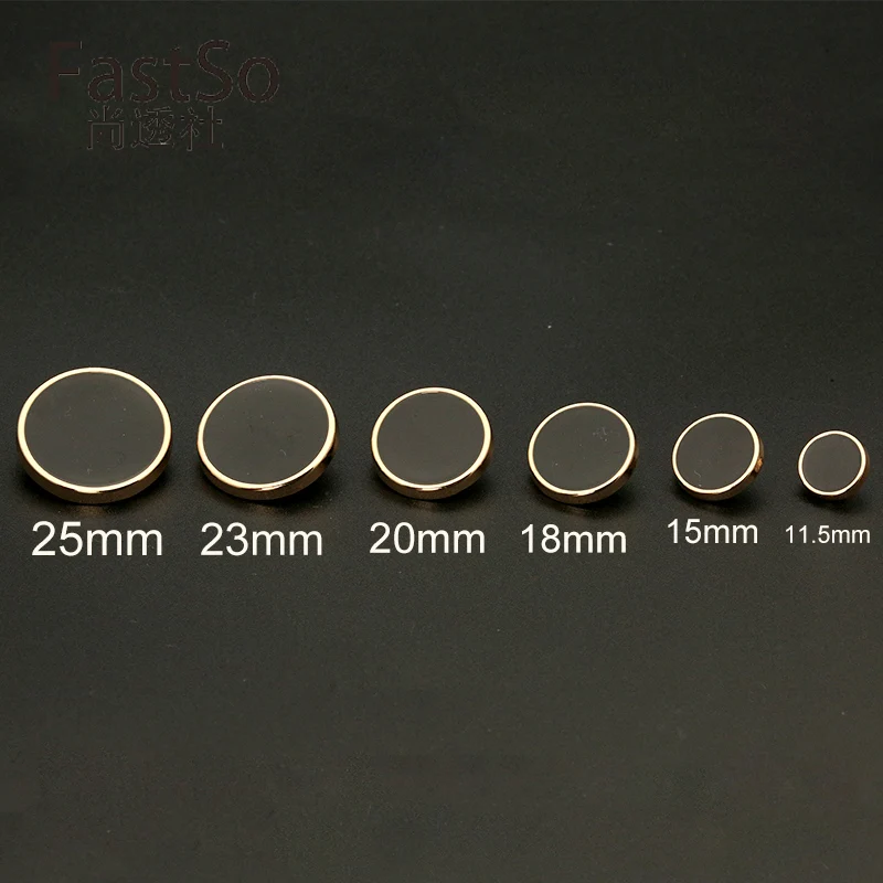 6Pcs Metal Gold Black Buttons For Clothing Knitting Sewing Accessories Luxury Crafts Supplies bottons Decor Shirt  Sweater Coat