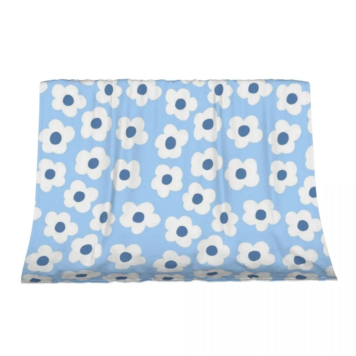 

White Flower Pattern 2 Throw Blanket Sofa Throw Summer Moving Blankets