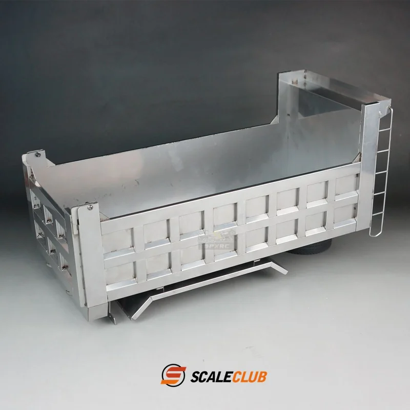 

Scaleclub Stainless Steel Sheet Metal Domestic Mud Head Square Bucket 1/14 Carriage Body For Tamiya Lesu Rc Truck