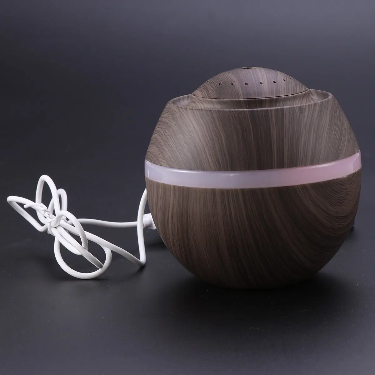 

Car Humidifier Deep Wood Grain Mini Silent Air Diffuser for Bedroom Office High-Quality Mist Maker Air Purifier Relaxing