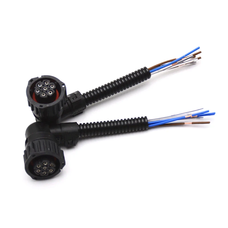 Pin Auto Stekker Stopcontact Truck Voor Achterlicht Connector Draad 7 Gaten J6 Aansluiting