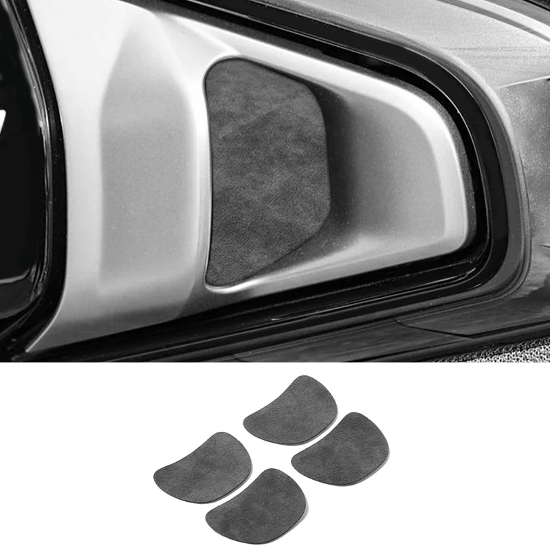 

For BMW X3 G45 (2025-) Car Inside Door Handle Bowl Protective Stickers Handle Anti-collision Protection Made of Alcantara Trim