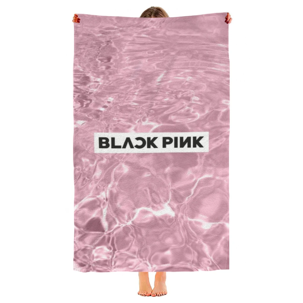 

Like Black Love Pink Beach Towel Poncho Bathing Towels Cover-ups Quick Dry Sand Free Yoga Spa Gym Pool