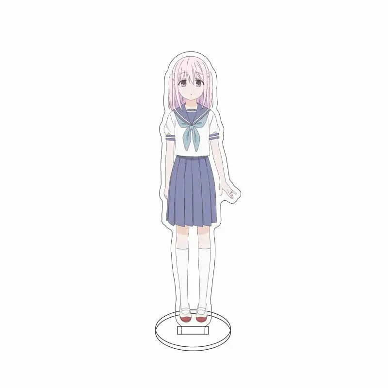 16CM Acrylic Figure Stand Anime Expressionless Face Girl And Emotional Face Boy Kashiwada‌ Expressive Oota Cos Ornaments Gifts