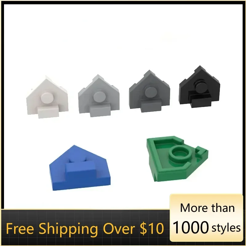 

10PCS High-Tech Assemble Particle 27928 2x2 Shield-Shaped Special Board Building Block Kit Replaceable Parts Toys For Children