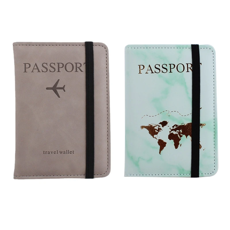 

Portable PU Leather Passport Cover Holder for Case Card Travel Protector