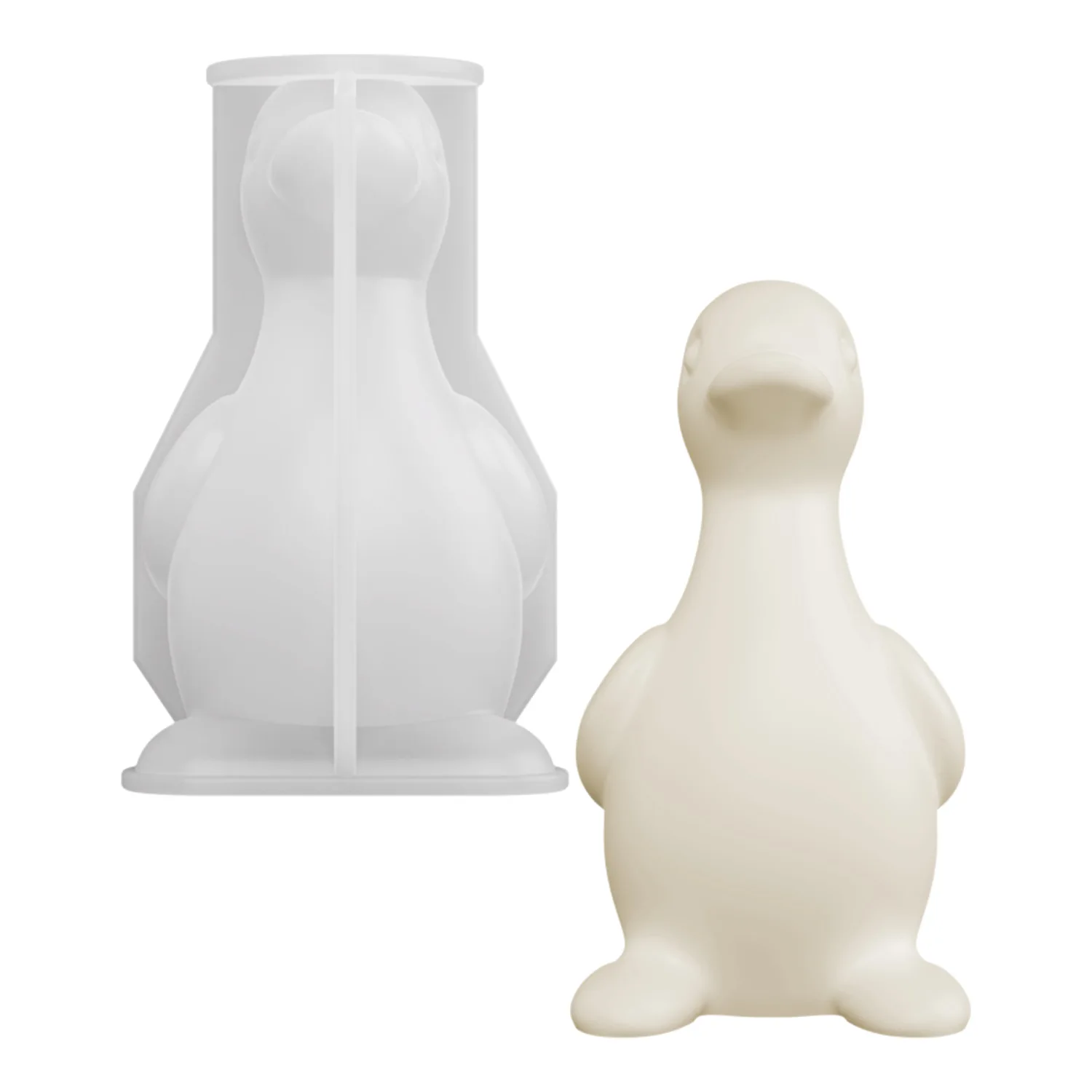 Picture 7: DIY Cute Chubby Duck Resin Mold, Little Duck Plaster Home Decoration Silicone Mold