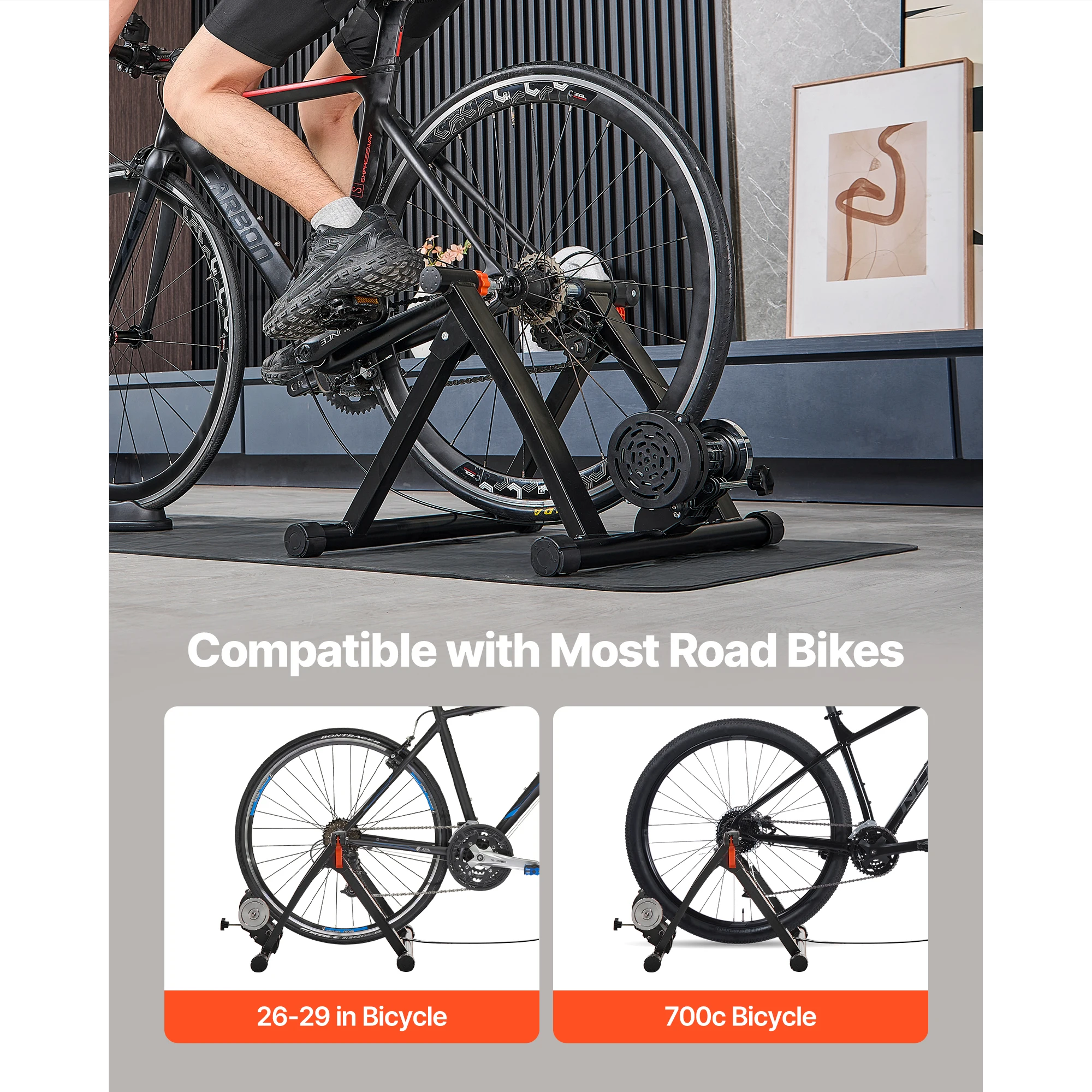 SucceBuy Bike Trainer dengan 6 - Bike Trainer Front Wheel Riser Block ulasan dan harga
