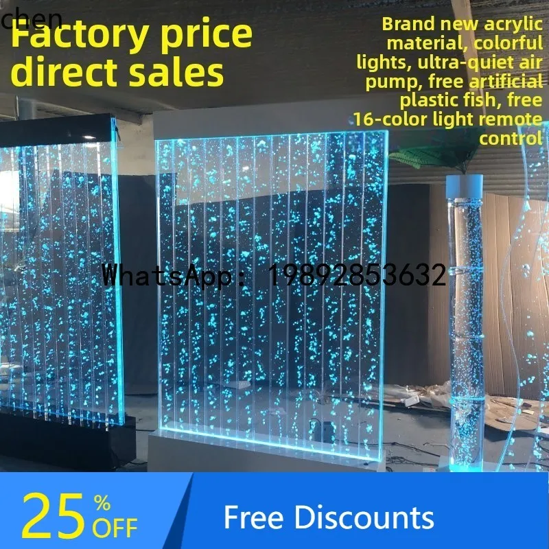 YFY  Water Curtain Wall Screen Entrance Partition Background Bubble Wall Water Feature Wall