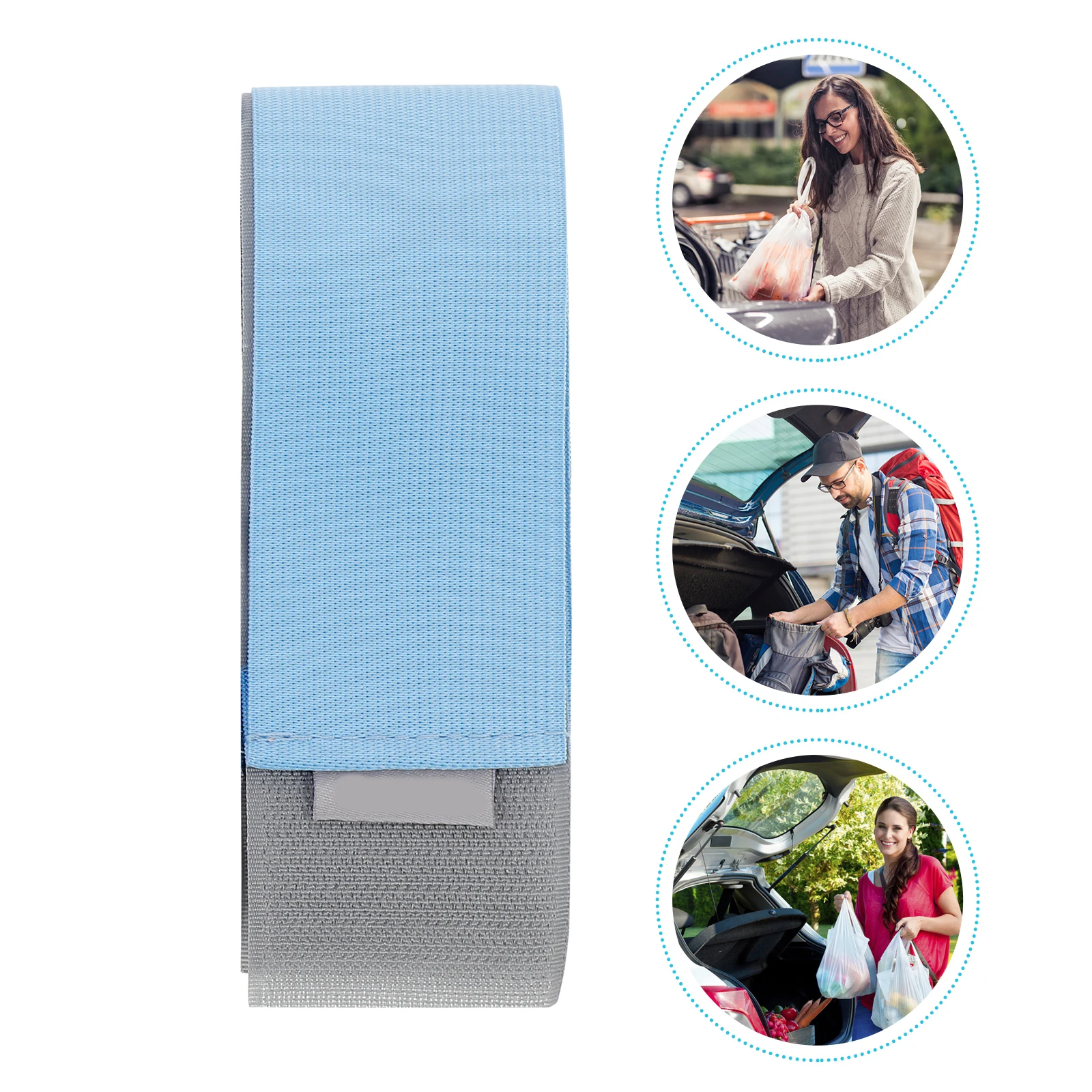 

3 pcs Car Trunk Fixing Belt Extinguisher Fixed Strap Vehicle Boot Storage Organizer No Scratch Strong Adhesion Easy Install