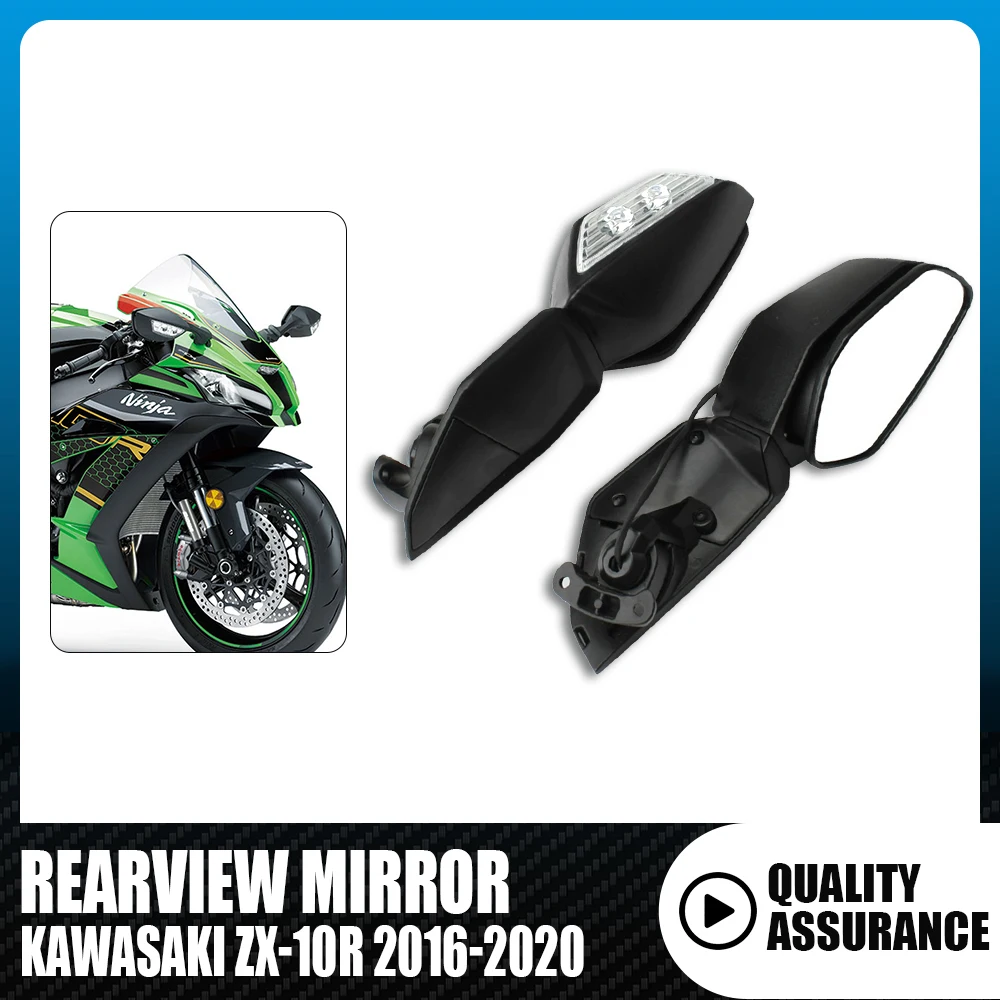 

Для KAWASAKI ZX-10R ZX10R ZX 10R Ninja400 Ninja400 ZX4R 2016-2020 ABS мотоциклетное боковое зеркало заднего вида