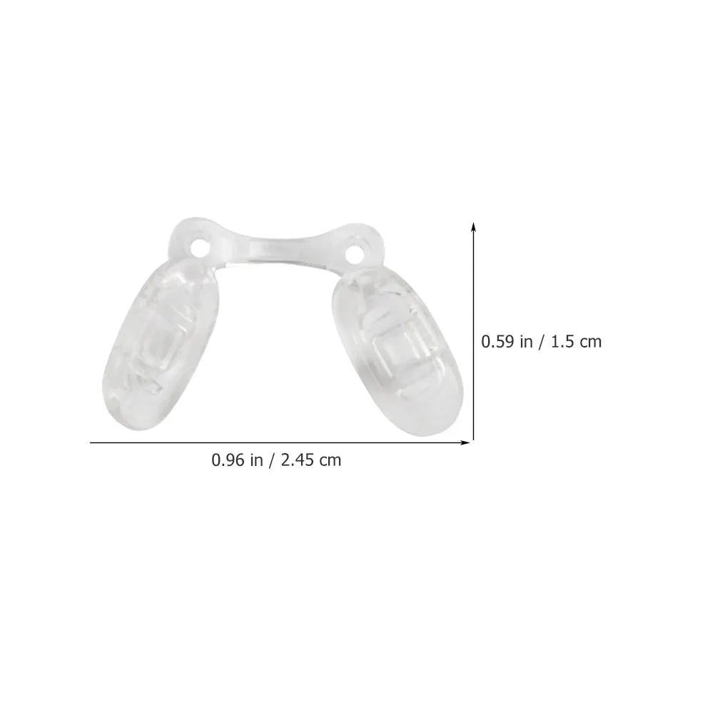 4Pcs Glasses Nosepit Pads Soft Silicone Non-Slip Nose Cushions Replacement Nose Pads for Eyeglasses Sunglasses Optical Frames