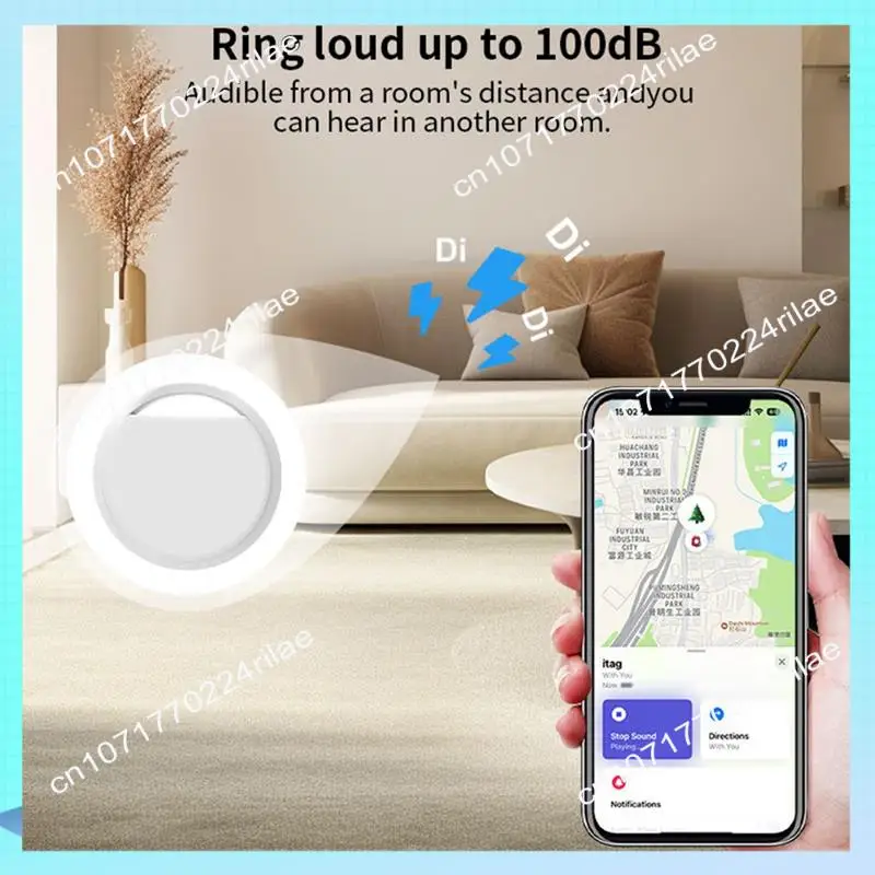 A17Z 4 PCS Smart Air Tag GPS Tracker Key Finder GPS Global Positioning Bluetooth Mini GPS Tracker Pet Key Bag Finder For IOS