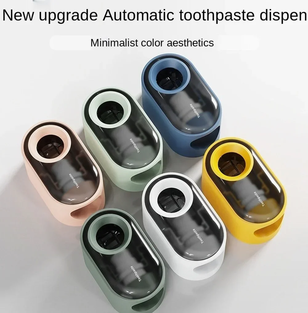 

Настенные автоматические дозаторы зубной пасты, дозатор зубной пасты в ванной комнате, бытовые стойки для зубной пасты для взрослых и детей