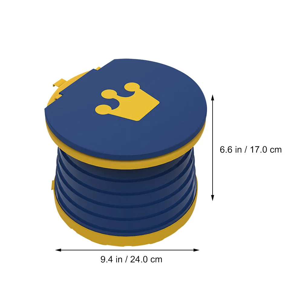 

Foldable Portable Baby Toilet Outdoor Travel Closestool Potty Trainer PP Material Safe Durable High Load Bearing Capacity